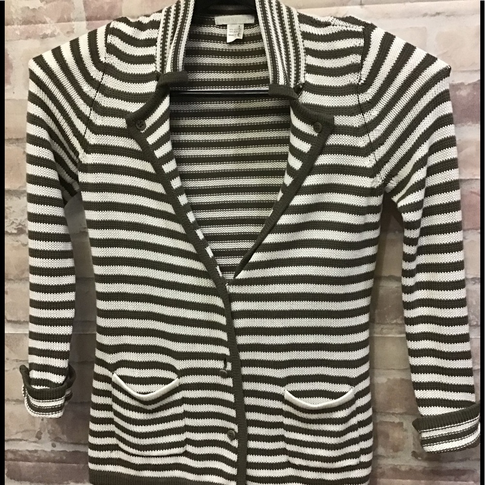 Cotton striped “cardi” Summer Bliss size Medium